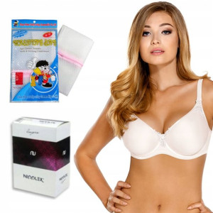 Biustonosz usztywniany Nipplex Anita mleczny 90D