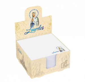 Matka Boża z Lourdes - Boże Ziarno - notes biurkowy z sentencjami