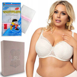 Biustonosz miękki Gorsenia Peony K483 ecru 90F