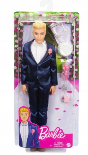 Lalka BARBIE Ken PAN MŁODY GTF36 Mattel