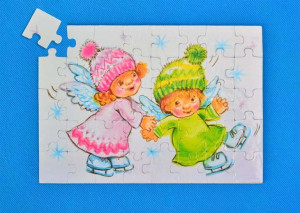 Boże Narodzenie - Puzzle w kartoniku