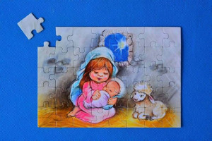 Boże Narodzenie - Puzzle w kartoniku
