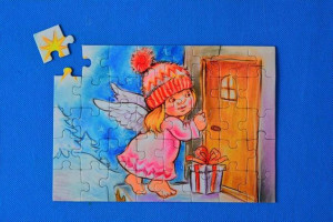 Boże Narodzenie - Puzzle w kartoniku