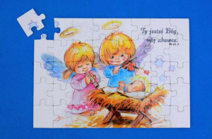 Boże Narodzenie - Puzzle w kartoniku