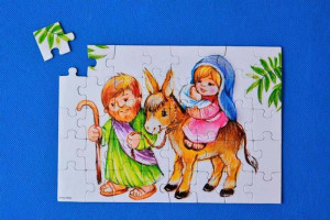 Boże Narodzenie - Puzzle w kartoniku
