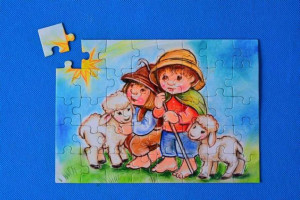 Boże Narodzenie - Puzzle w kartoniku