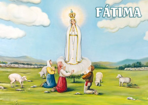 Matka Boża Fatimska - Puzzle w kartoniku