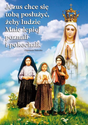 Matka Boża Fatimska - Puzzle w kartoniku