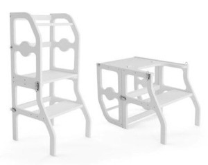 Kitchen helper 2w1 pomocnik kuchenny + stolik biały