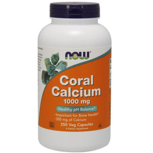 Now Foods Coral Calcium 1000mg 250 wegańskich kapsułek