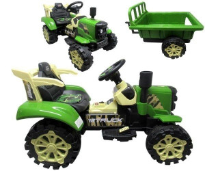 Traktor Na Akumulator 2 Silniki + Przyczepka
