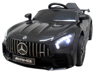 Autko Mercedes Gtr-s Akumulator Miękkie Koła Czarn
