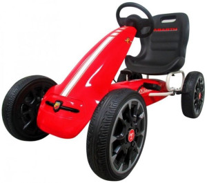 Gokart Na Pedały Koła Eva Regulowany Fotel Abarth