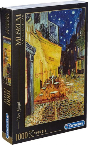 Clementoni Puzzle 1000 El Taras Kawiarni Nocą