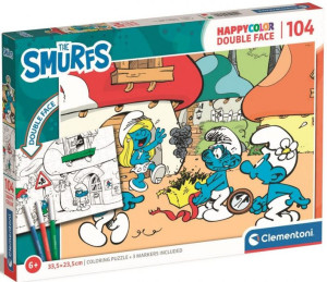 Clementoni Puzzle 104 El Smerfy The Smurfs
