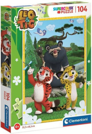Clementoni Puzzle 104el Leo I Tig