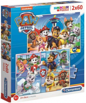 Clementoni Puzzle Psi Patrol 2x60 El.