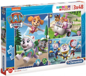 Clementoni Puzzle 3x48 El Psi Patrol W Akcji