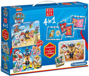 Clementoni Edukit Psi Patrol 4w1 Puzzle Gry