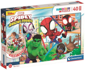 Clementoni Puzzle 40 El Maxi Spidey I Przyjaciele
