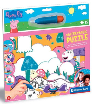 Clementoni Magiczne Wodne Puzzle Świnka Peppa