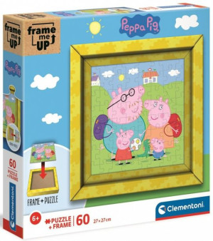 Clementoni Puzzle 60 El Frame Me Up Świnka Peppa