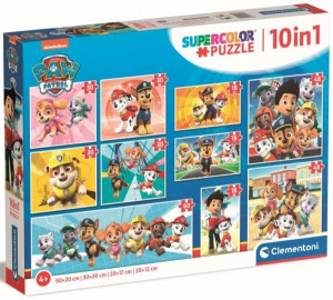 Clementoni Puzzle 10w1 Psi Patrol Super Color