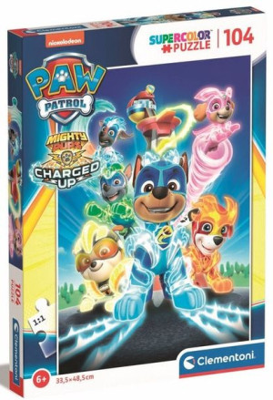 Clementoni Puzzle 104 El Super Color Psi Patrol