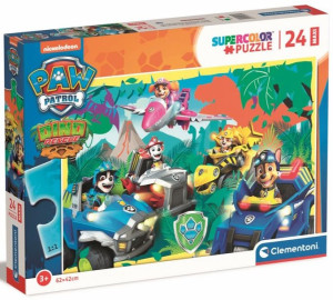 Clementoni Puzzle 24el Maxi Super Color Psi Patrol