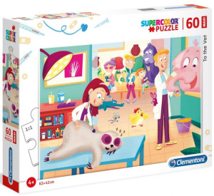 Clementoni Puzzle 60 El Maxi Do Weterynarza