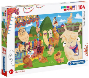 Clementoni Puzzle 104 El No Probllama Lama
