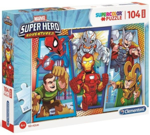 Clementoni Puzzle 104el Maxi Podłogowe Super Hero