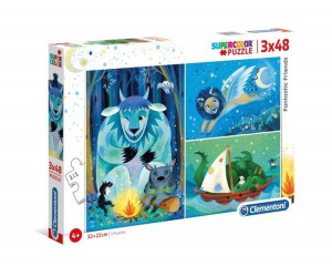 Clementoni Puzzle Fantastic Friends 3x48 El.