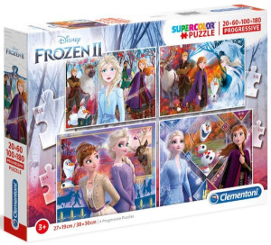 Clementoni Puzzle 4w1 Kraina Lodu 2