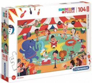 Clementoni Puzzle 104 El Maxi Szalony Cyrk