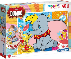 Clementoni Puzzle Podłogowe 40 El Dumbo