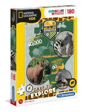 Clementoni Puzzle 180 El Wild Life Expedition