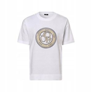 JOOP! - T-shirt damski biały Regular Fit r. 40