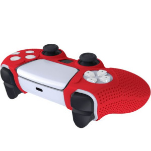 WhiteShark Etui BODY LOCK do padów PS5 czerwone