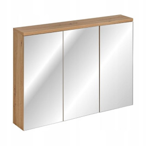 Szafka łazienkowa SAMOA WHITE 842 z lustrem 90 CM