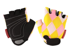 Rękawiczki rowerowe dziecięce KROSS JOY żółte S