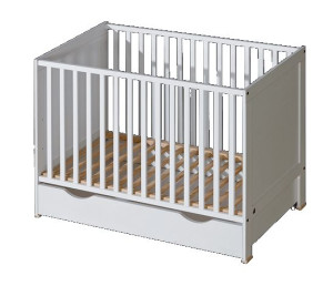 Łóżeczko dziecięce 120×60 Basic biały