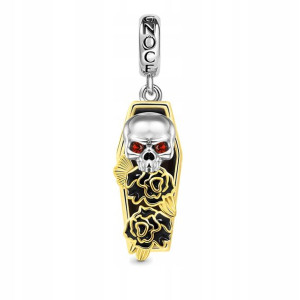GNOCE - Zawieszka Skull Sprinkled with Roses