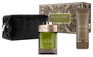 Bvlgari Man Wood Essence 100ml + Balsam po goleniu 100ml + Kosmetyczka