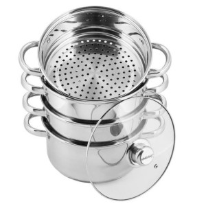 Garnki Do Gotowania Na Parze 5 Ele 24cm Kinghoff Kh-3320