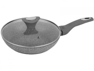 Patelnia Granitowa 22cm Klausberg Marmo Grey Kb-7315