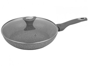 Patelnia Granitowa 28cm Klausberg Marmo Grey Kb-7318