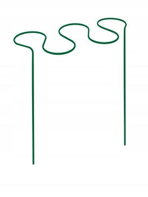 Podpora Do Roślin Kwiatów Obejma Łodyga 70cm Stal