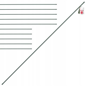 Tyczka Podpórka Roślin Stal Powlekana 150cm 10szt