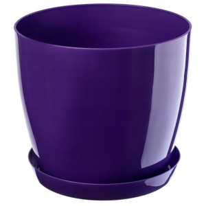 Doniczka Osłonka Z Podstawką Donica Kolory 14cm